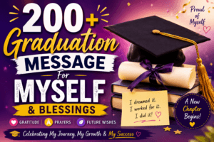graduation message for myself