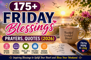 175+ Friday blessings, prayers and quotes for a blessed weekend