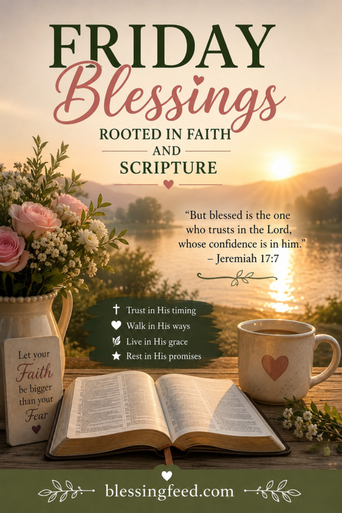 Friday blessings rooted in faith and scripture