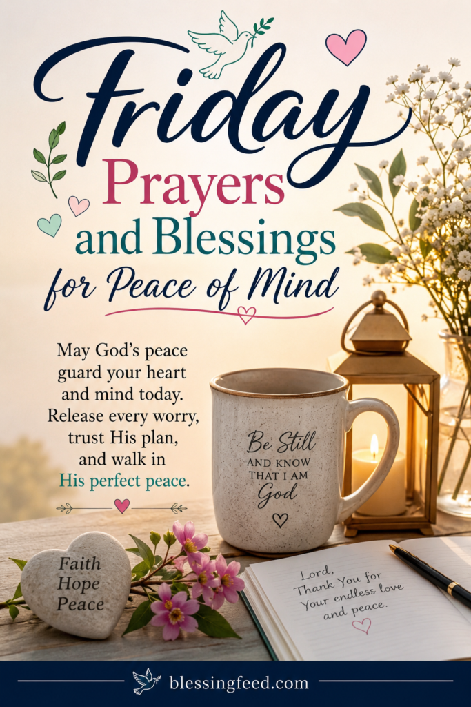 Friday prayers and blessings for peace of mind