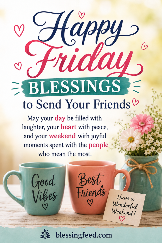 Happy Friday blessings to send your friends