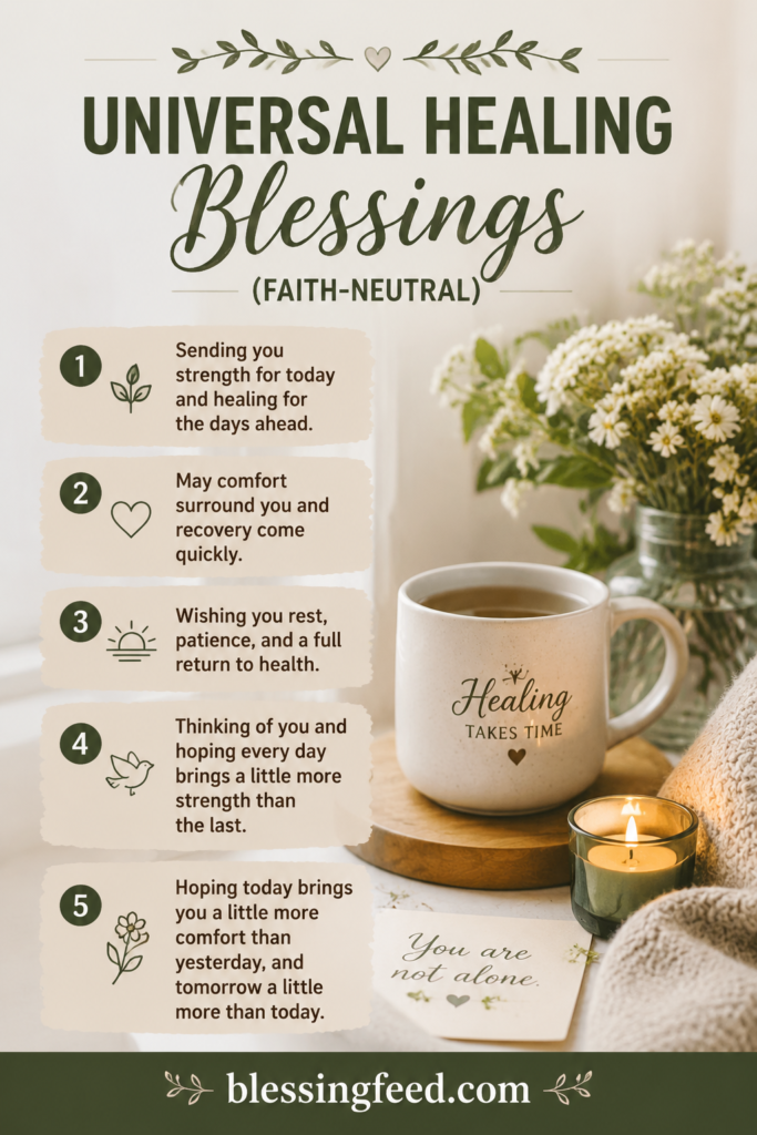 healing blessing prayer for comfort
