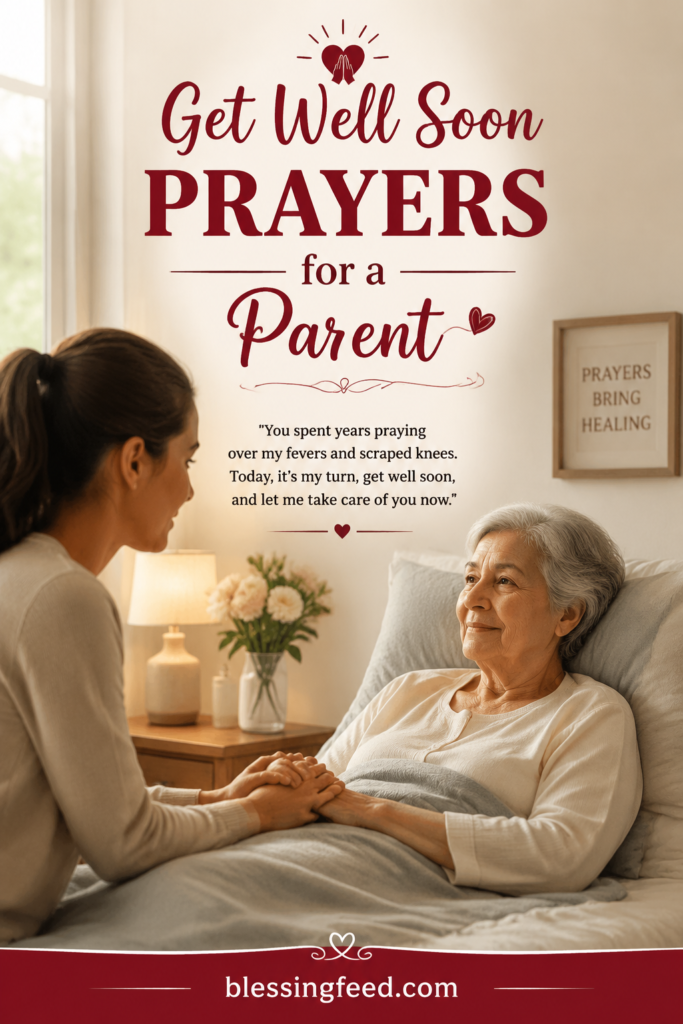 prayer for sick parent get well soon