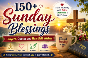 150+ Sunday Blessings Prayers Quotes and Heartfelt Wishes